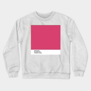 pantone 18-2436 TPG Fuchsia Purple Crewneck Sweatshirt